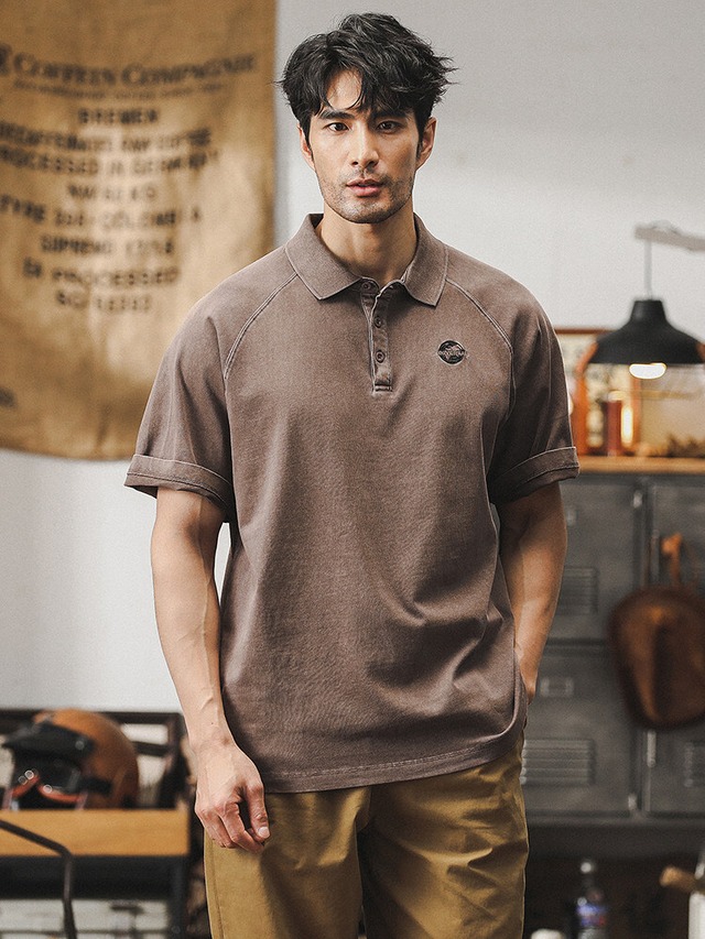 Loose Short Polo Shirt【L0558】