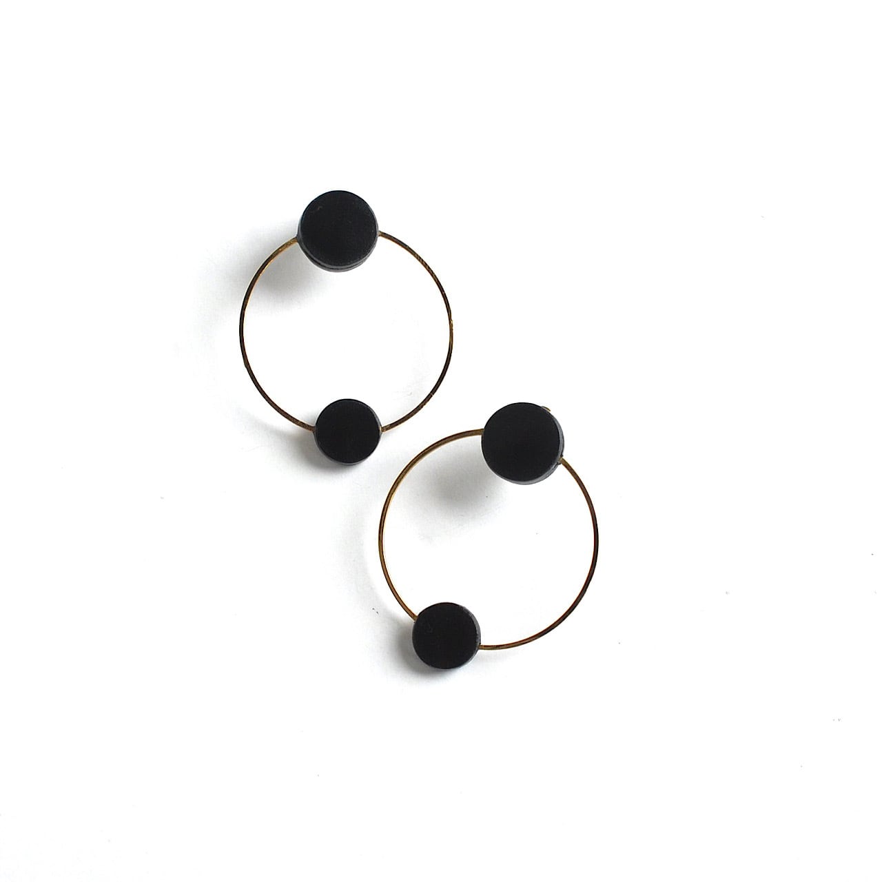 leather pierce/earring 《Suikyo》2color | TO DAY'S BOUTIQUE