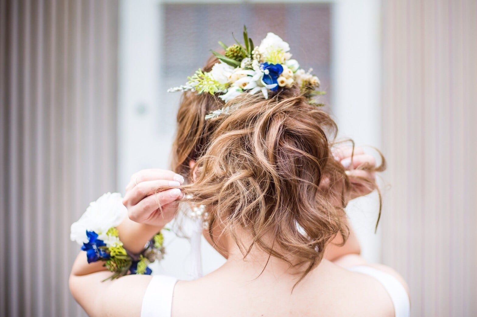 ウェディング ヘッドフラワー オーダー制作