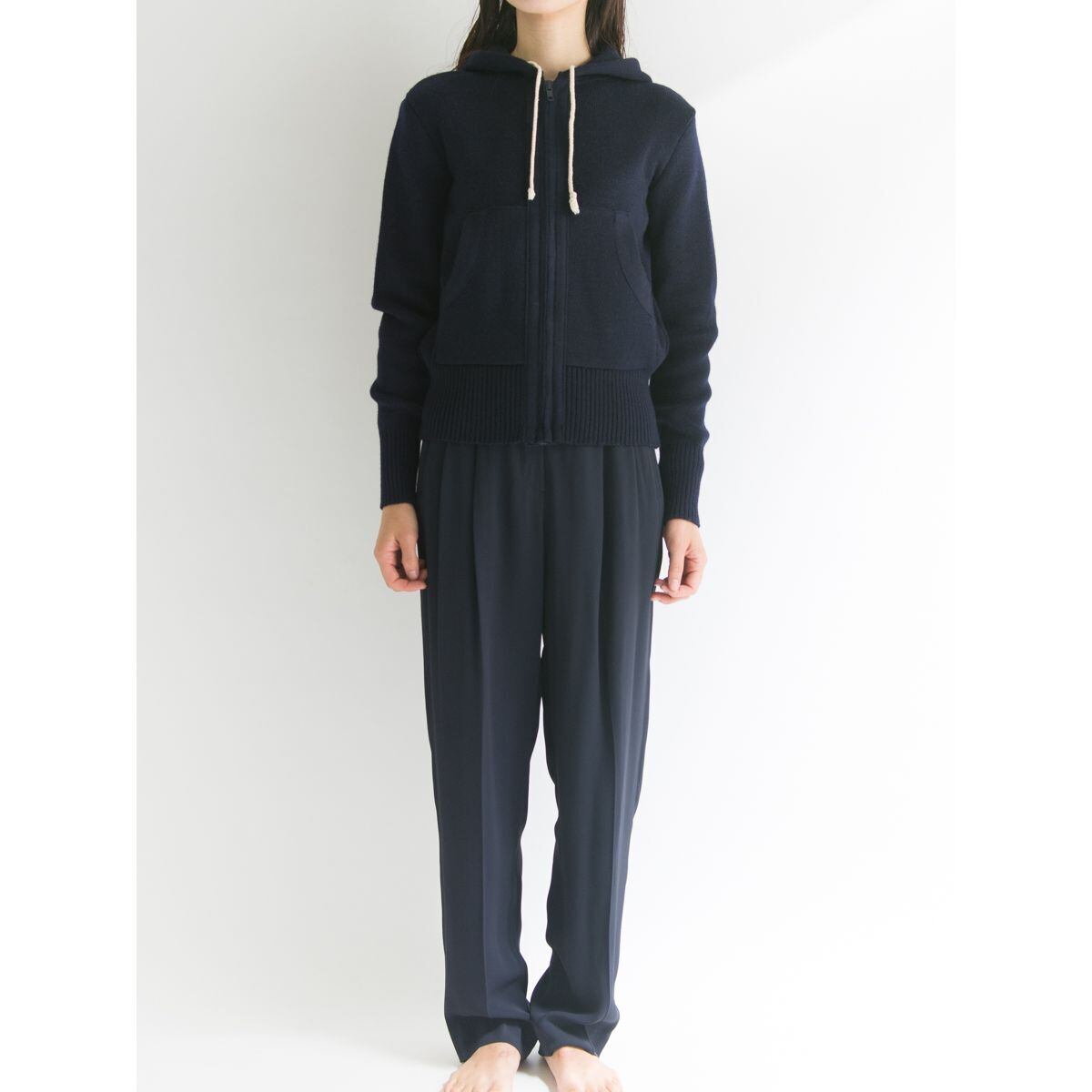 【MBL by Le minor】Made in France knit parka（フランス製 ニットパーカ　デッドストック）11d