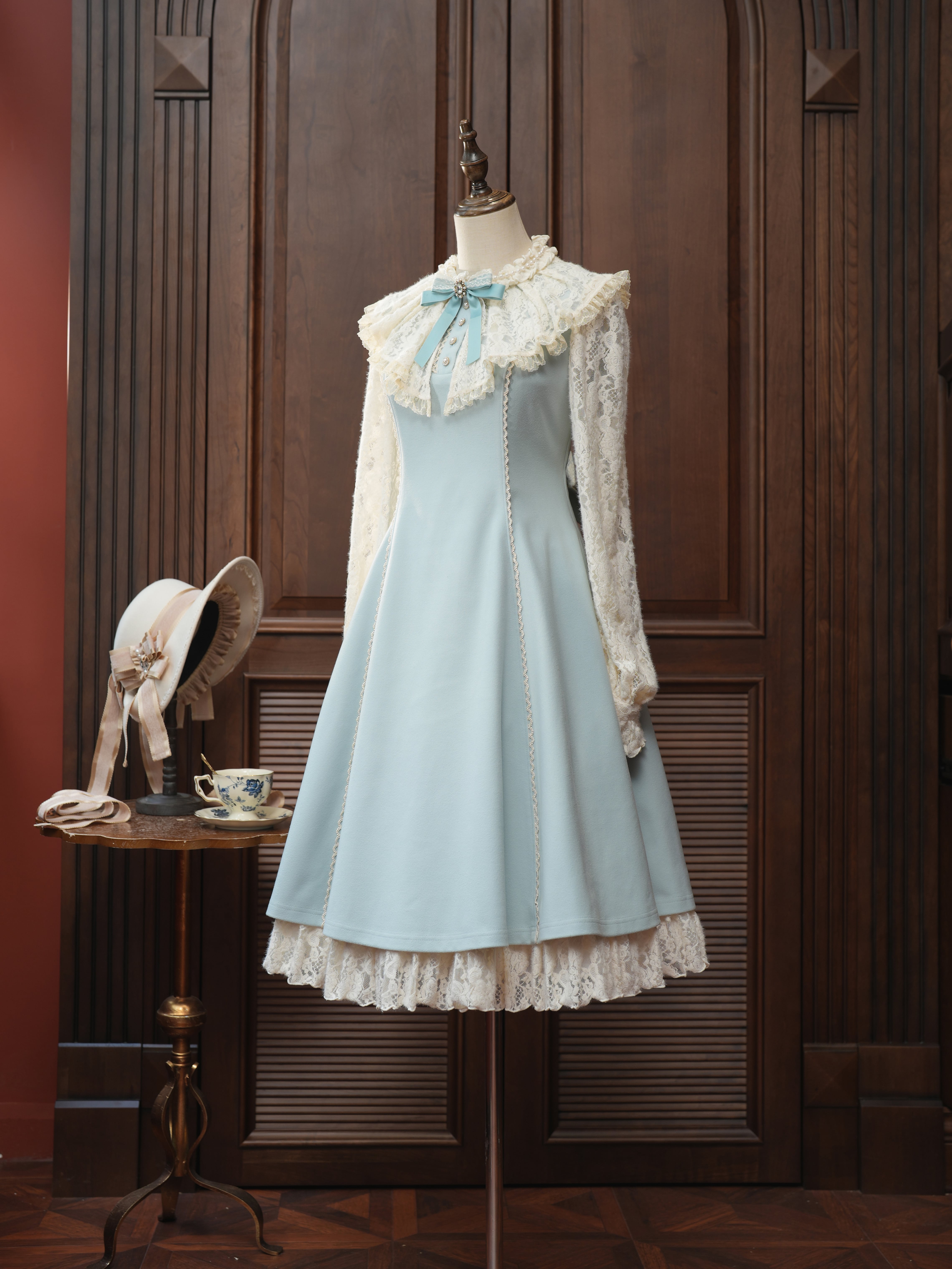 ベル・ラ・ドンナ ラッフルレースリボンワンピース | HoshibakoWorks