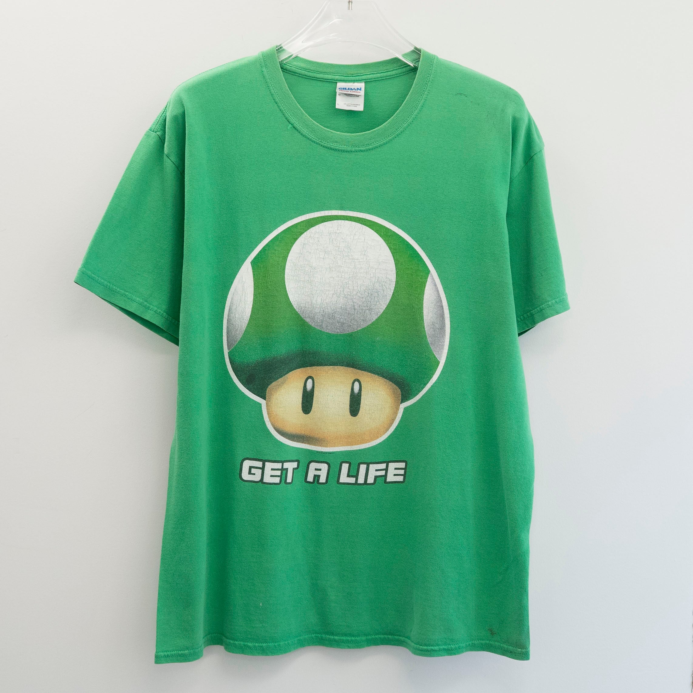 Mario " Get A Life " Gildan L 【A4-91】