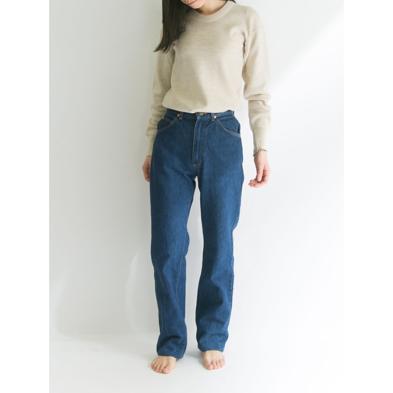 【Lee RIDERS】Made in U.S.A. 70-80's straight denim（リーライダース アメリカ製ストレートデニム ジーンズ）2b