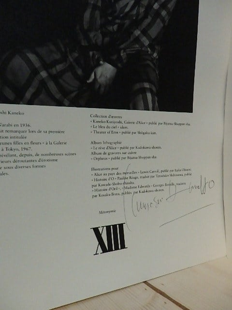 金子国義銅版画集 Metonymie〈換喩〉パンフレット / 金子国義 | 百年