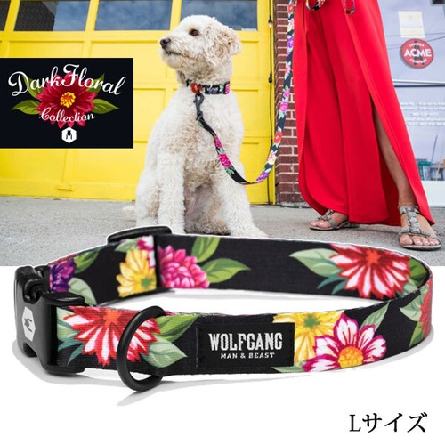 DarkFloral COLLAR Lサイズ 首輪 WOLFGANG ウルフギャング アメリカ 大型犬