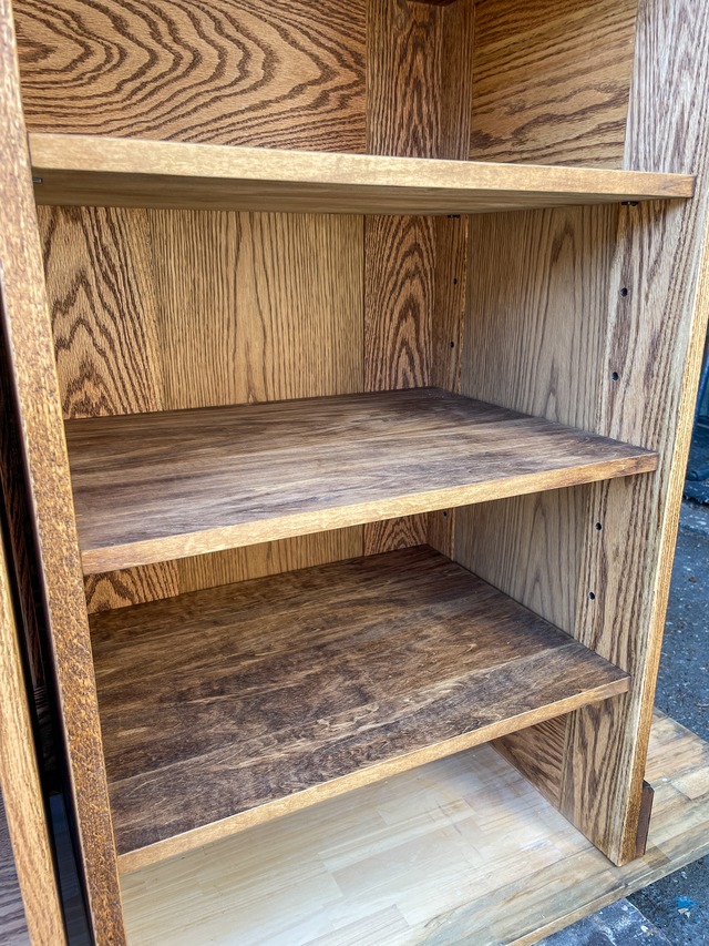 アンティーク調デザインのオークカウンター94 (ダークブラウン・飲食店宿泊施設向けショップカウンター)W2000 オーダーメイド店舗家具