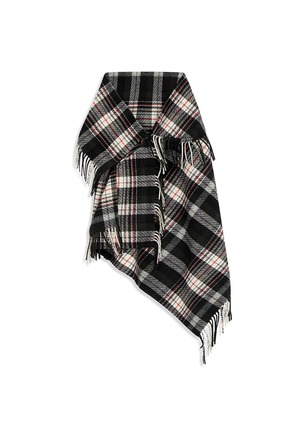 [OPEN YY] FRINGED ZIP SHAWL, MULTI 正規品 韓国ブランド 韓国通販 韓国代行 韓国ファッション オープン ワイワイ 日本 店舗
