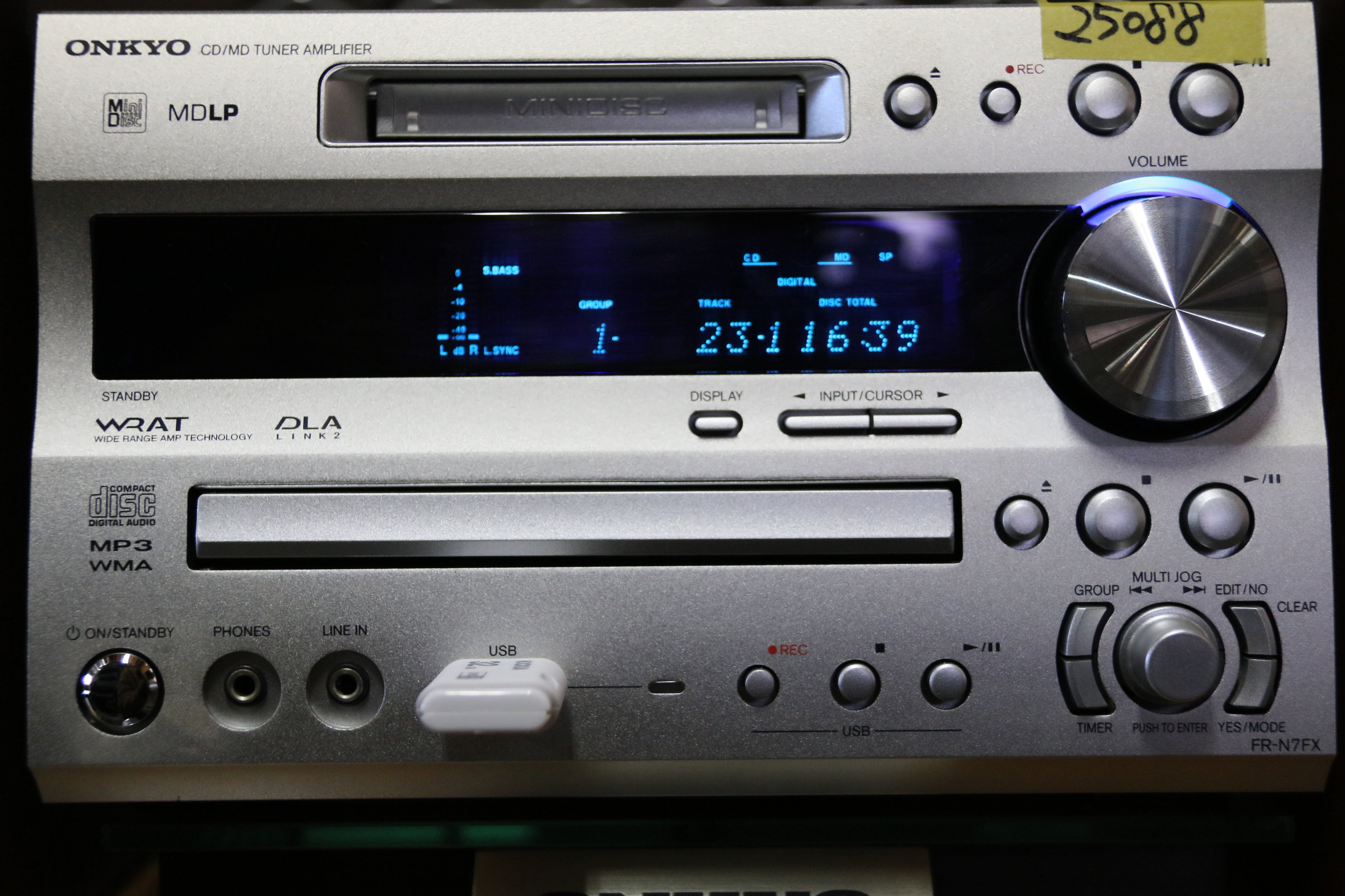高音質で多機能！】ONKYO FR-N7FX ＆ D-N7FX MD/CD/USB/ｱﾝﾌﾟ/ﾁｭｰﾅ