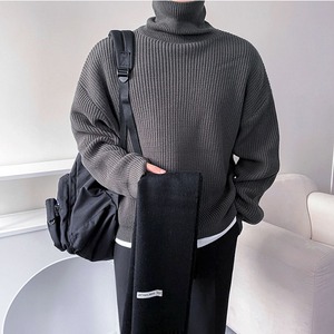 ボトルネックベーシックニット　MT0080367