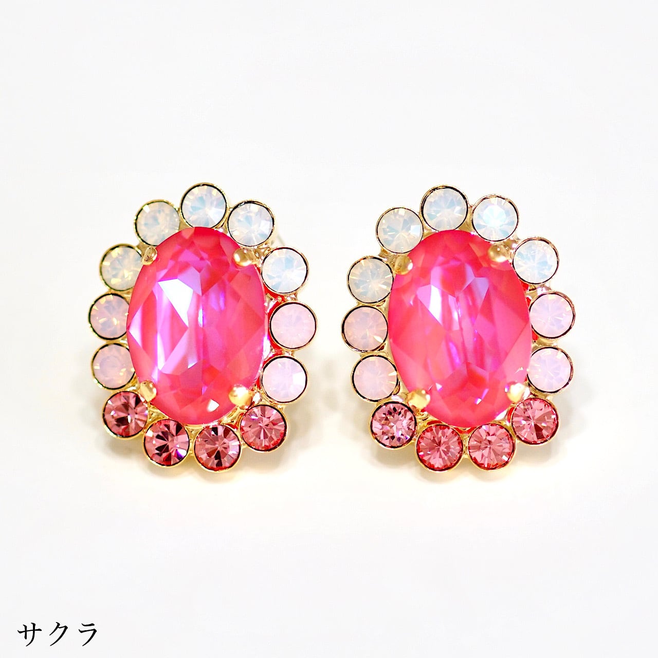 春のお花キャンディ オーバルピアス | MAKI NUMOTO (マキ ヌモト