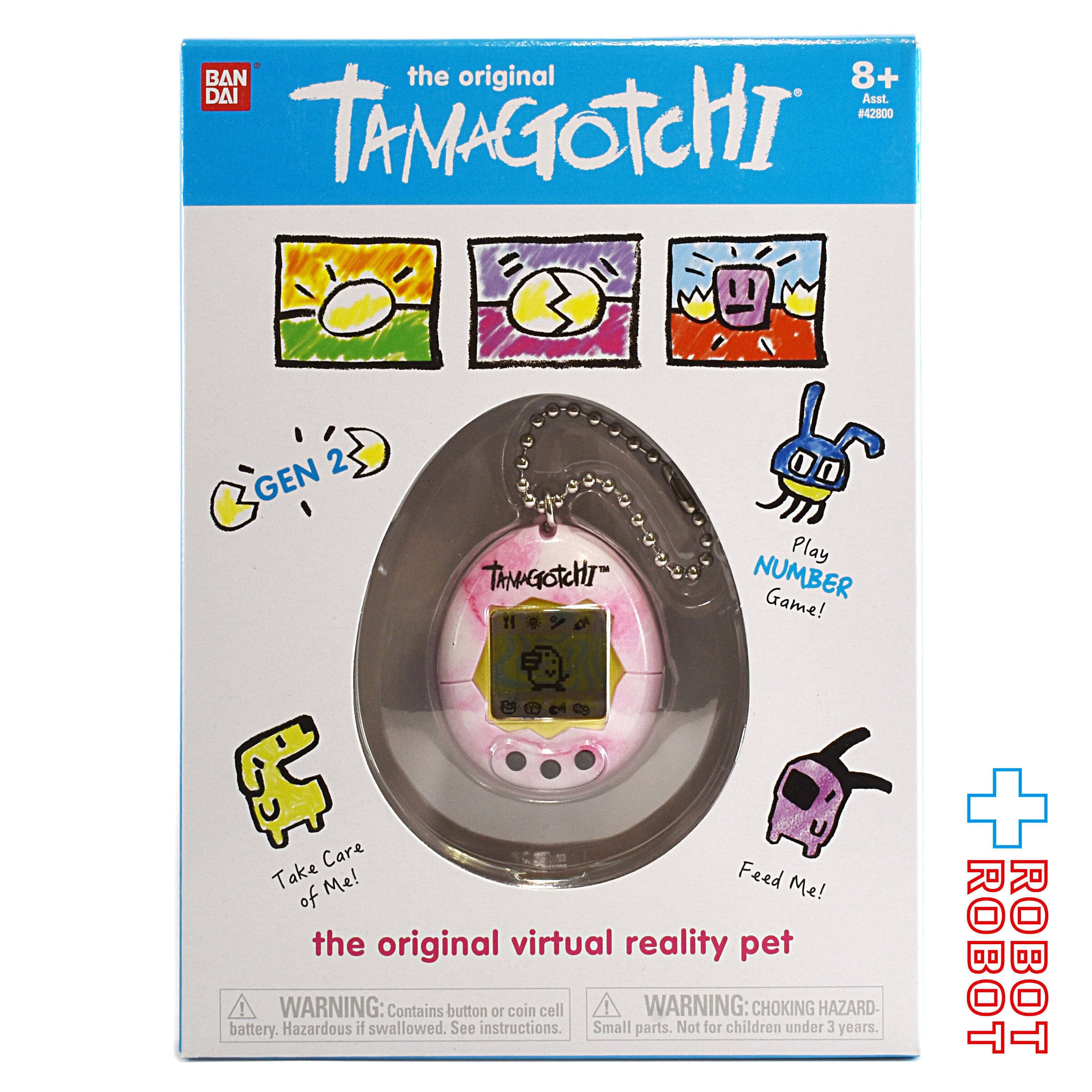 バンダイ US版 オリジナルたまごっち GEN #2 ストーン | ROBOTROBOT