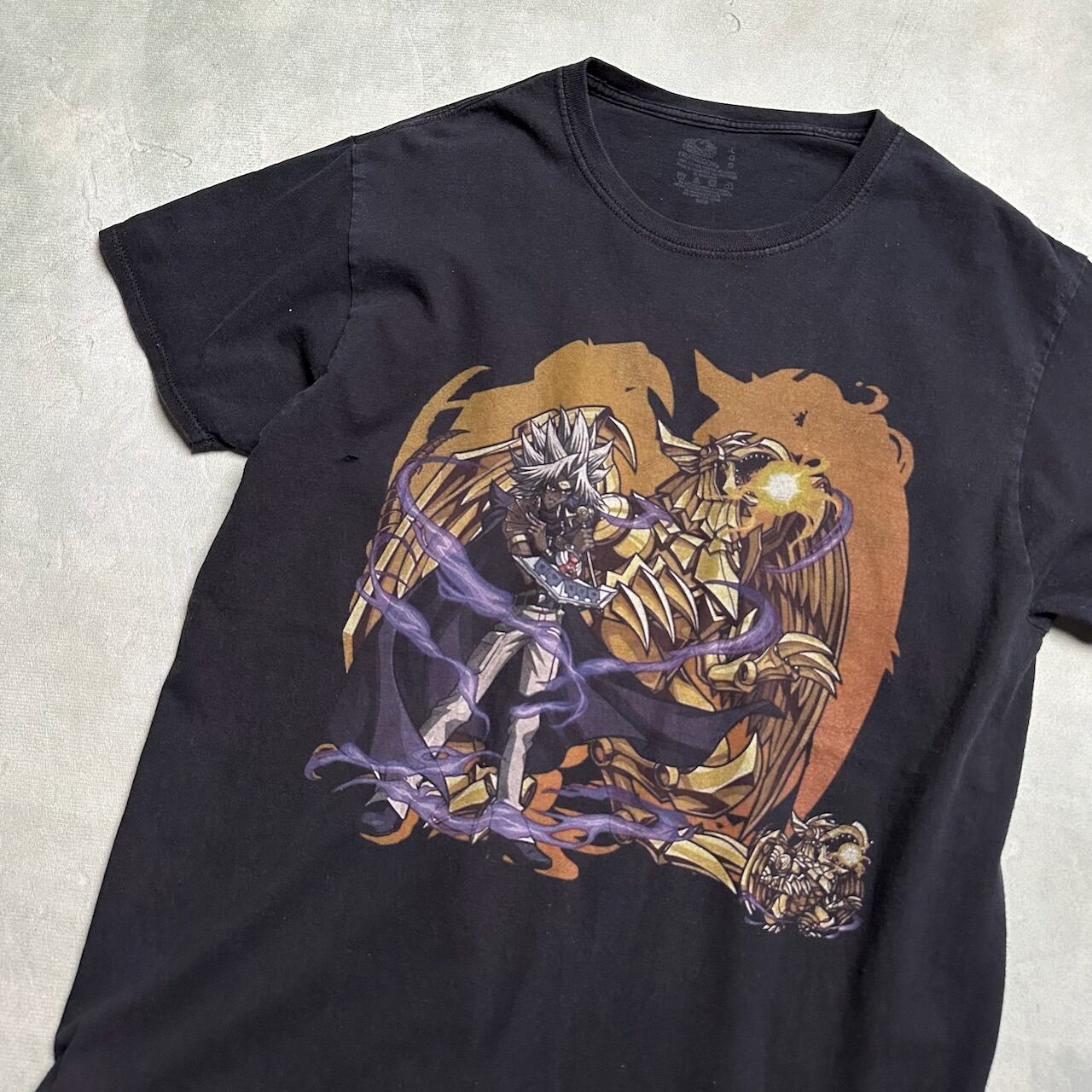 遊戯王 マリク ラーの翼神竜 アニメTシャツ 黒 L 古着 | RUFFY