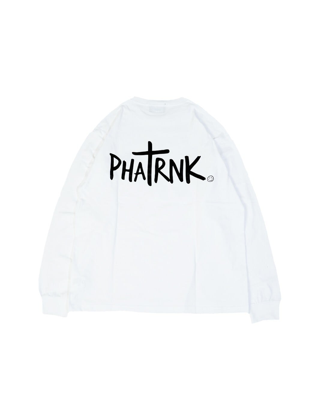 【PHATRNK✙ふぁっとらんく】 Old Pロゴ SWEAT PK 白 XL