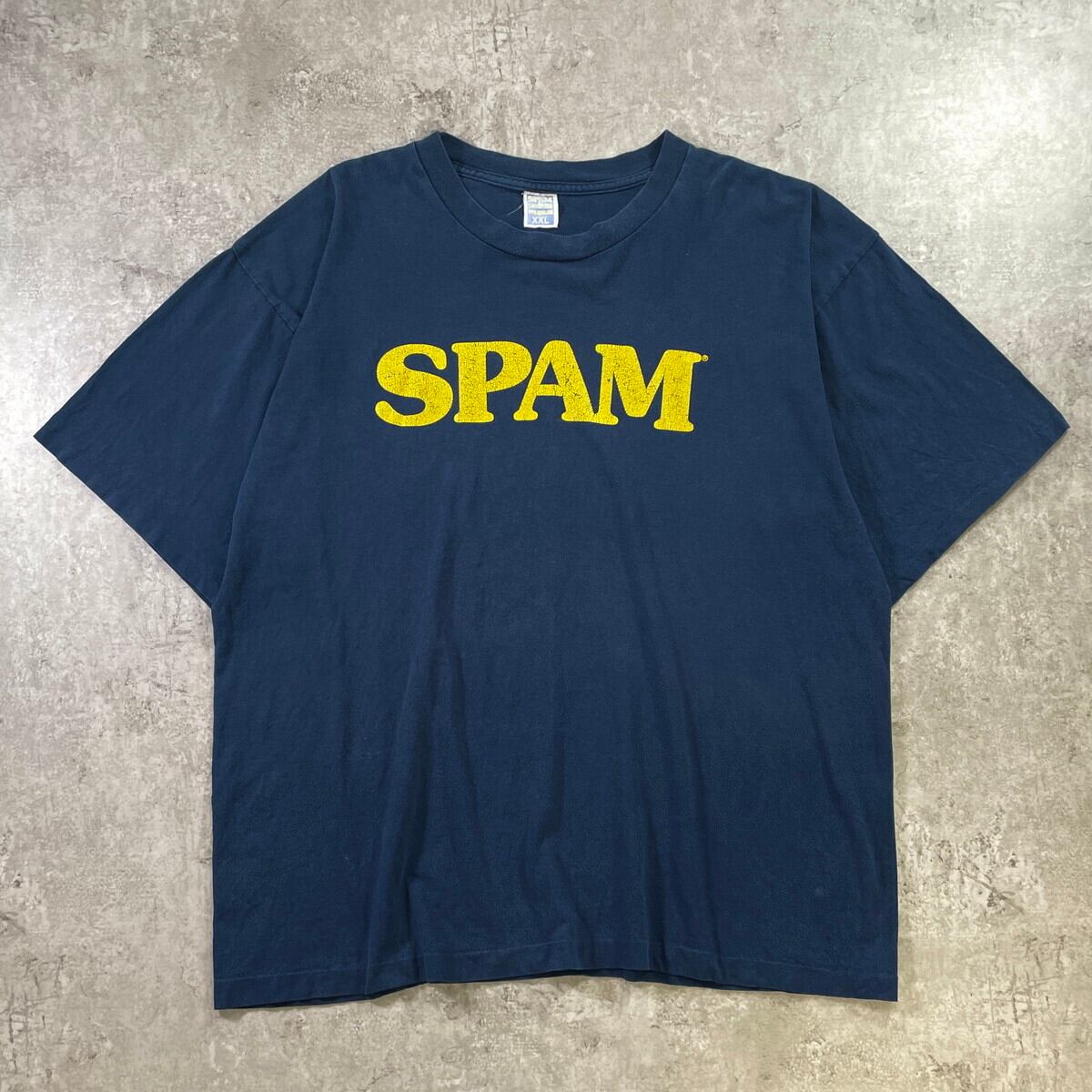 90年代 USA製 SPAM スパム 企業ロゴ プリントTシャツ メンズ2XL 古着