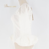 フラメンコ 衣装 トップス ブラウス 白 レース 高橋家 ダンス フリル 綺麗 パーティ 発表会 ホワイト系 おしゃれ エレガント フェスティバル ダンス衣装 レディース シンプル