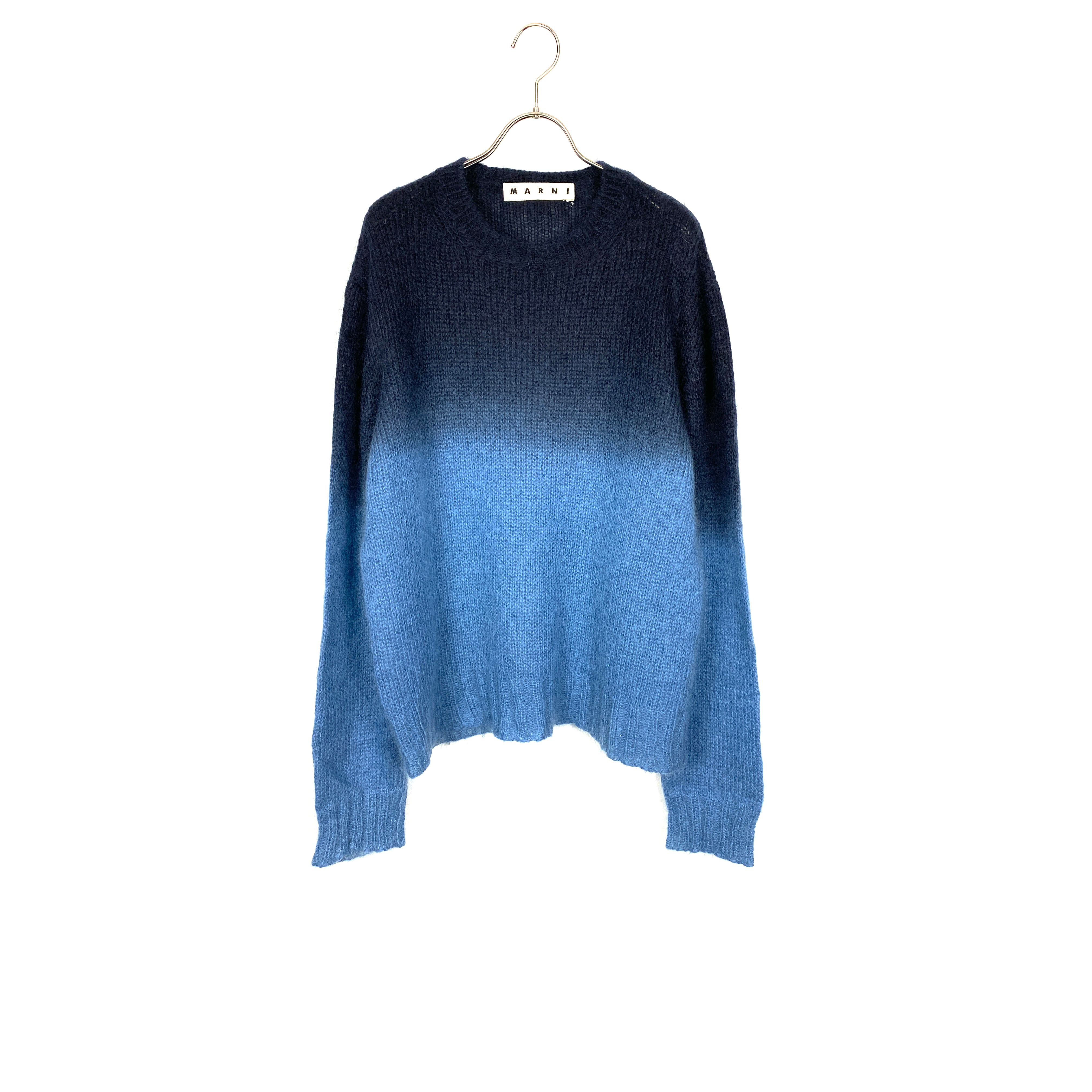 マルニ(MARNI) グラデーションモヘアニット 15AW (navy 