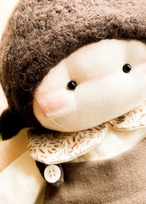 着せ替え人形 女の子クリスマスプレゼント カウントリードール ぬいぐるみ brownhair サロペット可愛い thumbnail 7