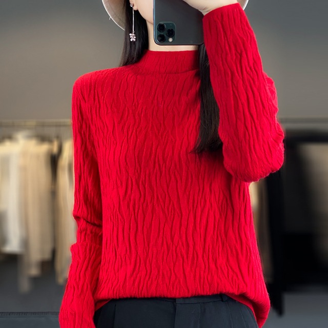 セーター トップス レディース ニット  秋 冬 普通丈トップス 長袖 ハイネック カラバリあり ブラック グレー ホワイト ベージュ キャメル レッド グリーン モスグリーン ピンク ブルー ブラウン パープル 無地 S M L XL LL ウール 旅行 外出 1枚で決まる 高見え 定番 合わせやすい コーディネートしやすい モテ 食事会 シンプル ナチュラル かわいい おしゃれ こなれ感 抜け感 存在感 主役級 女っぽ 上品 大人可愛い 30代 40代 50代 女子会 休日 飲み会 デート お出かけ