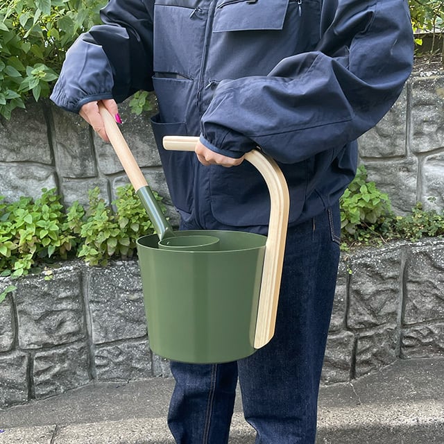 IKUTAYOKO】あがる手桶「TEOKE」(柄杓付き)送料込み※一部地域除く