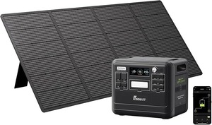 【FOSSiBOT】ポータブル電源(F2400) ＆ソーラーパネル(400W)セット