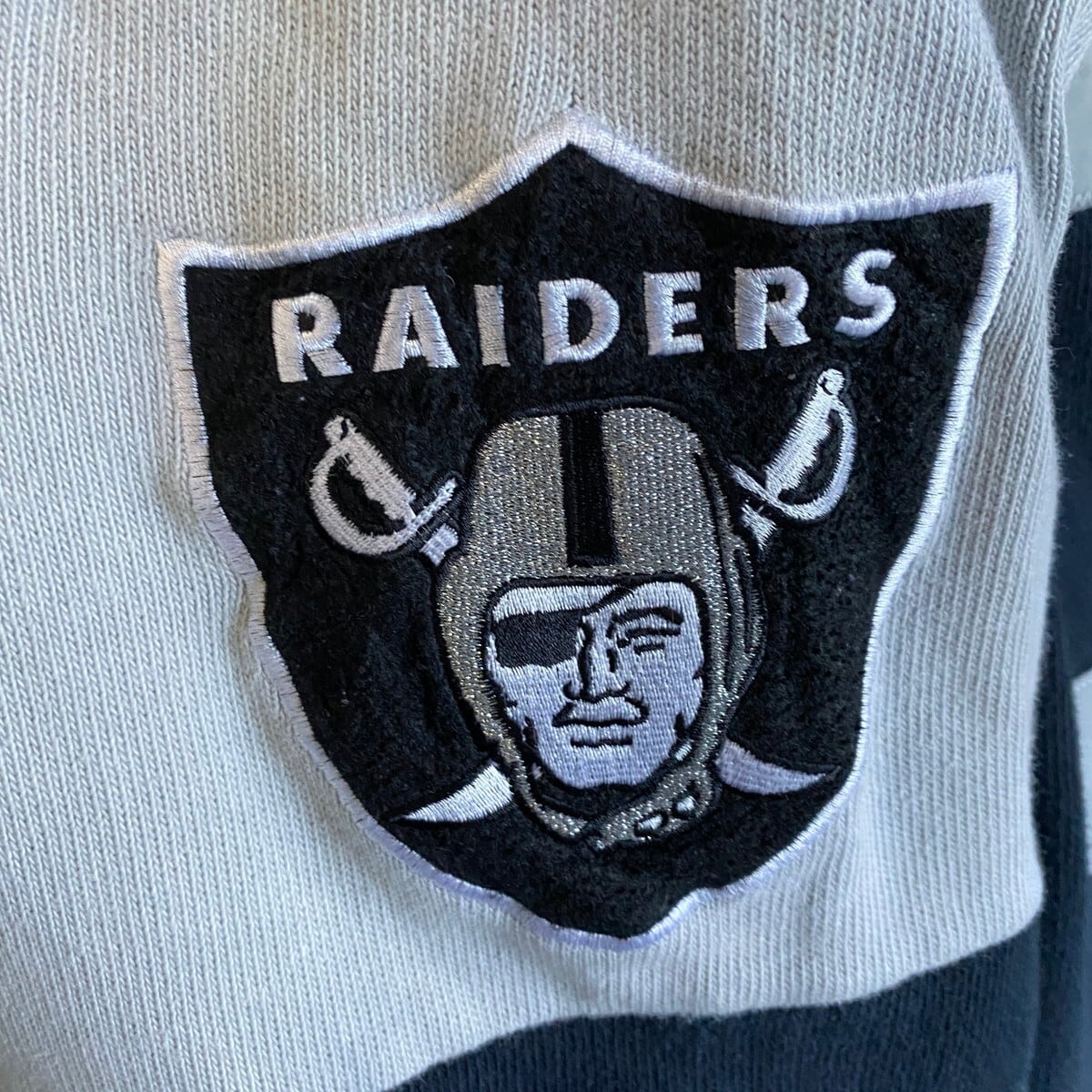 NFL ロサンゼルス・レイダース スウェット ゲームシャツ メンズXL 古着 