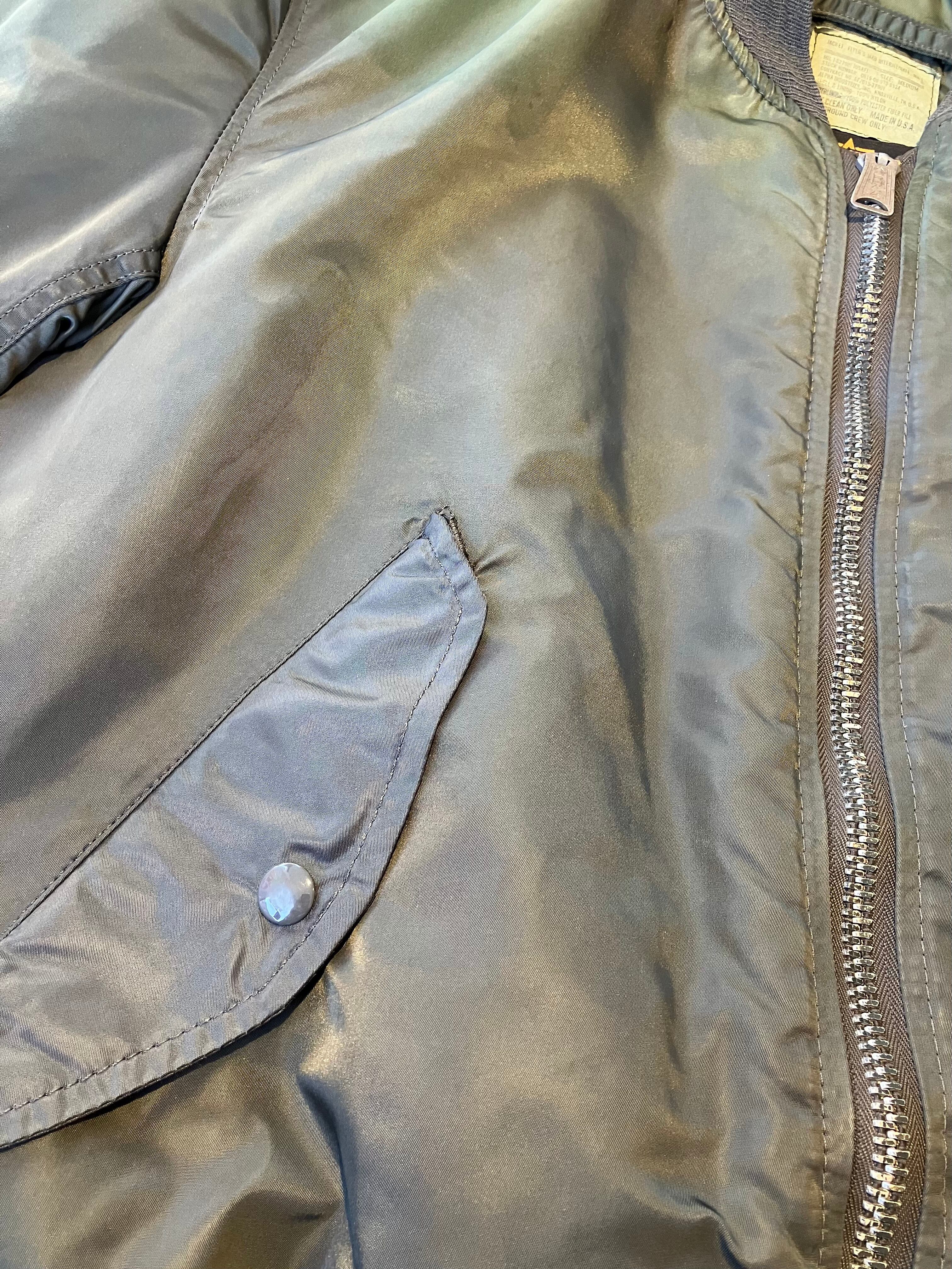90's ALPHA MA-1 made in U.S.A (SIZE M) | FASHION SPOT RAMONE