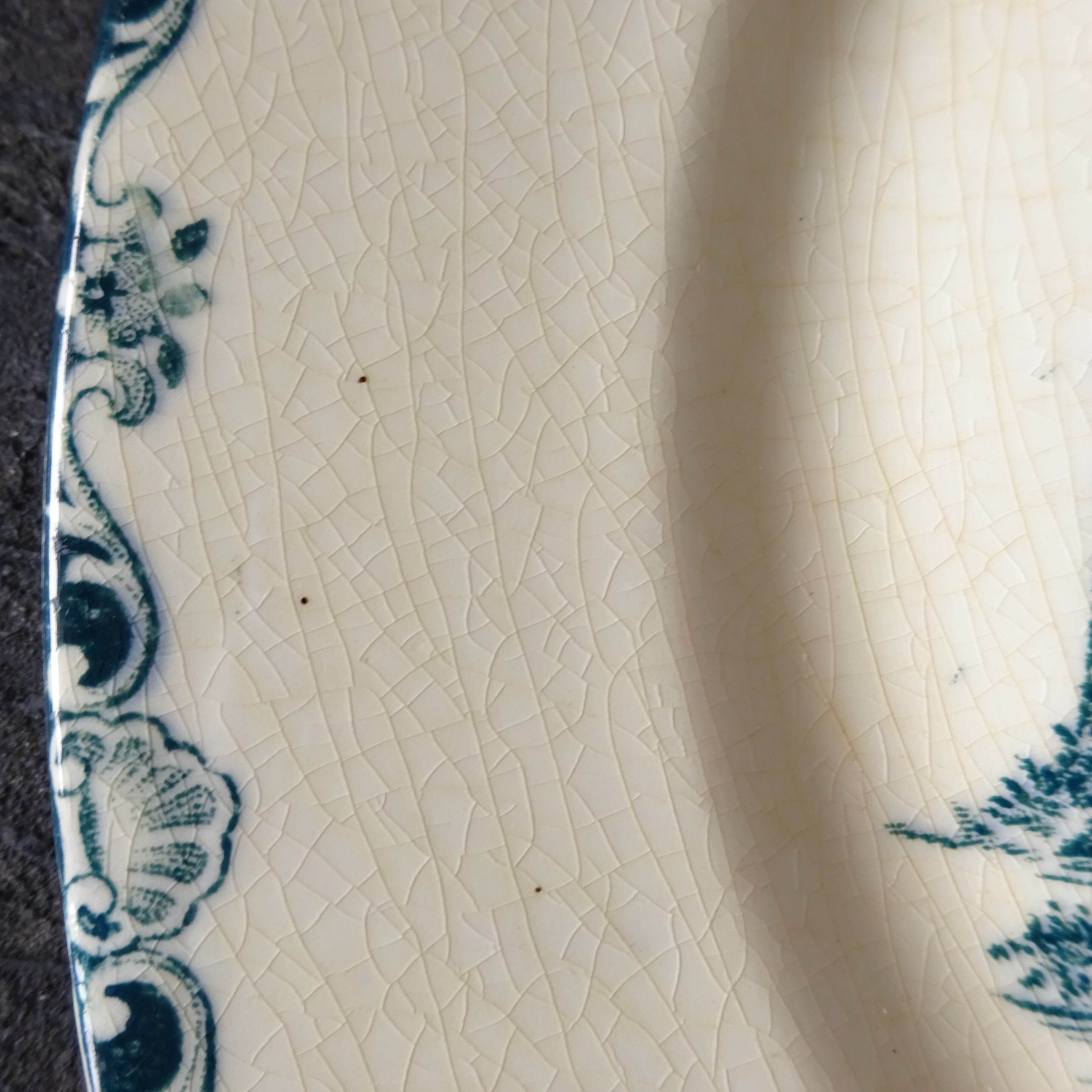 ☆TERRE DE FER Cleirefontaine modèle CHATEAUX 《CHATEAU DE ST GERMAIN》 assiette plate