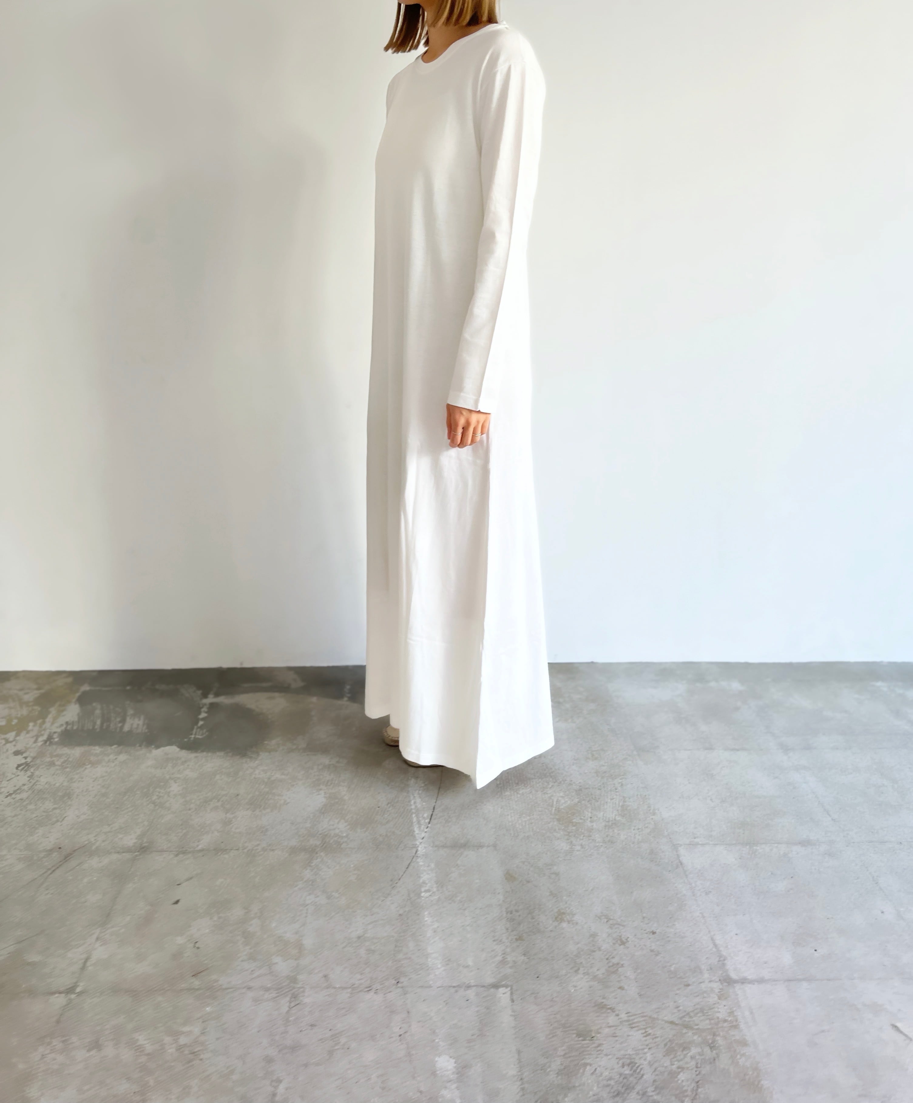 takes. / WOMEN'S DRESS / BAMBOO ワンピース【WHITE / GREY / NAVY