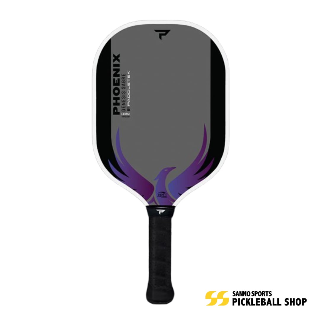 Paddletek PHOENIX SABRE CARBON 14mm Purple ピックルボールパドル