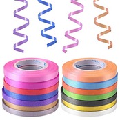 カーリングリボン 15色セット 長10m*幅5mm バルーンリボン 風船用 リボン パーティー 誕生日 結婚式 装飾 飾り付け プレゼント ラッピング用品 手芸 DIY