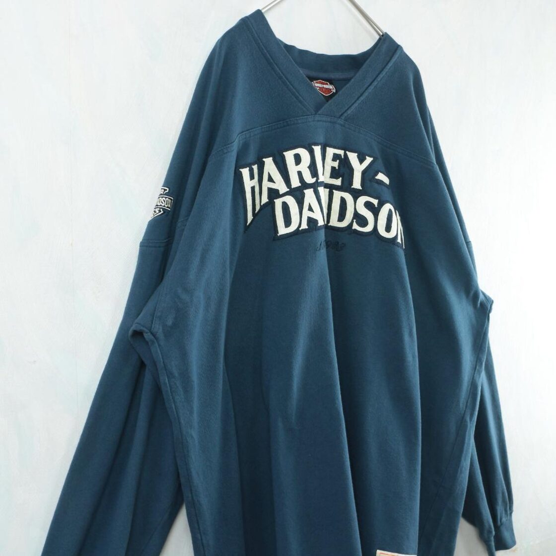 Harley-Davidsonハーレーダビッドソン スウェット XL トレーナー 両面 