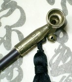 煙管かんざし(タッセルワイン・黒)