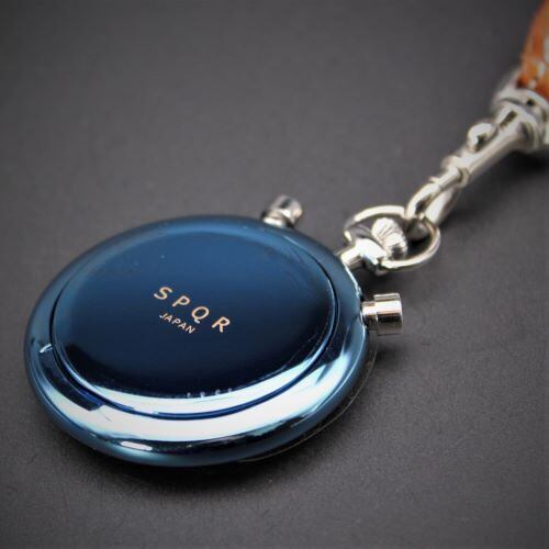 未使用品　ＳＰＱＲナースウォッチ「ザ・パルス」SS／正絹組紐ストラップ　紺 未使用品 SPQRナースウォッチ「ザ・パルス」SS／正絹組紐