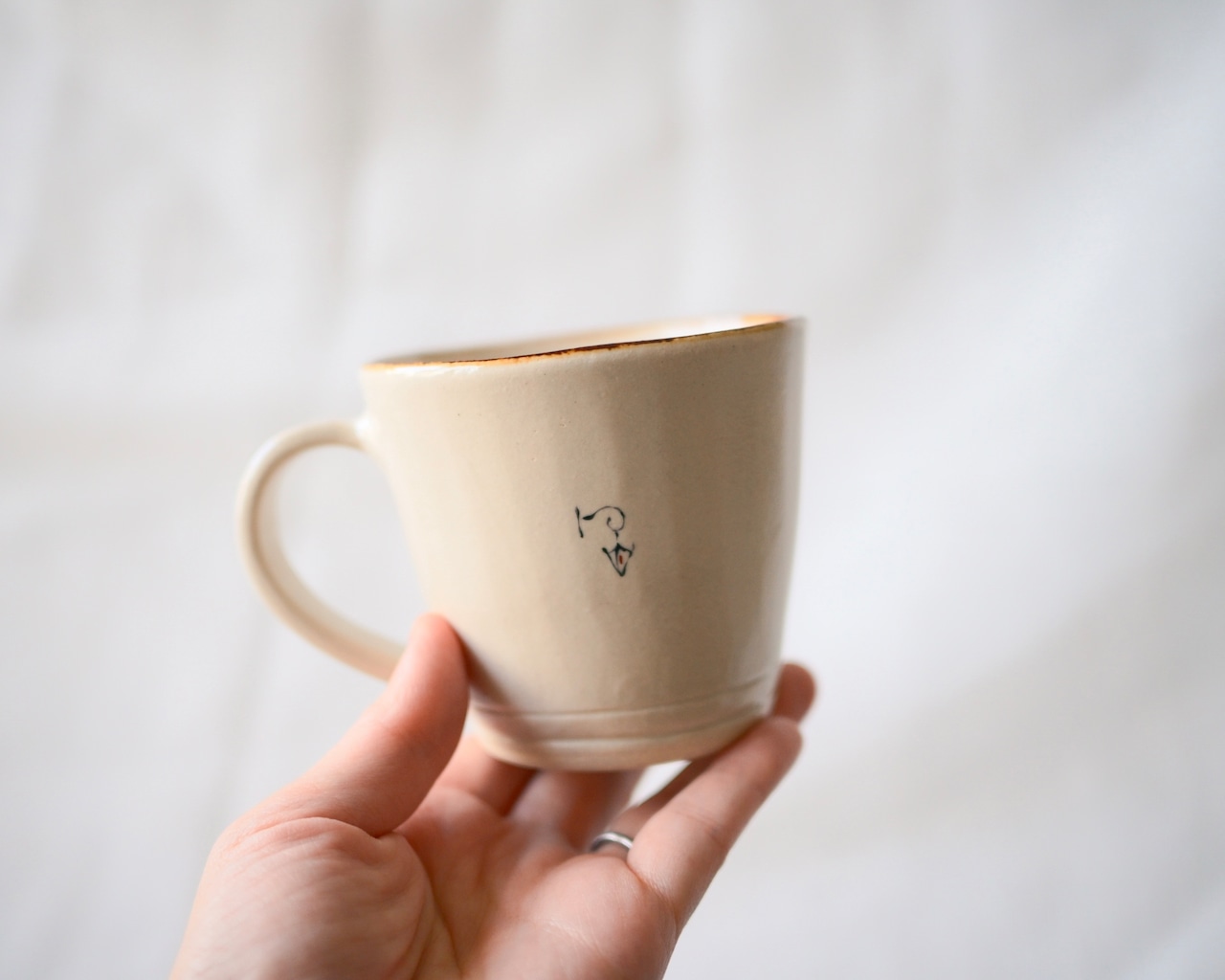 猫と街灯のマグカップ / 黒宮 大輔、黒宮 愛(工房kurumiya) 画像5