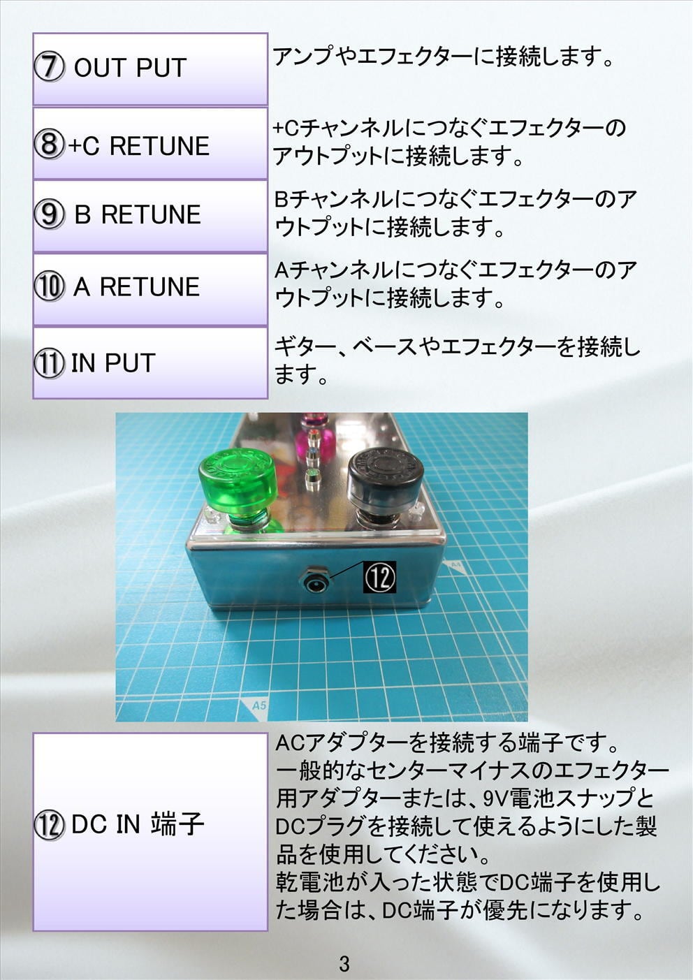 AB⁺C SWITCH (AB ループセレクター) | HF GUITAR EFFECT