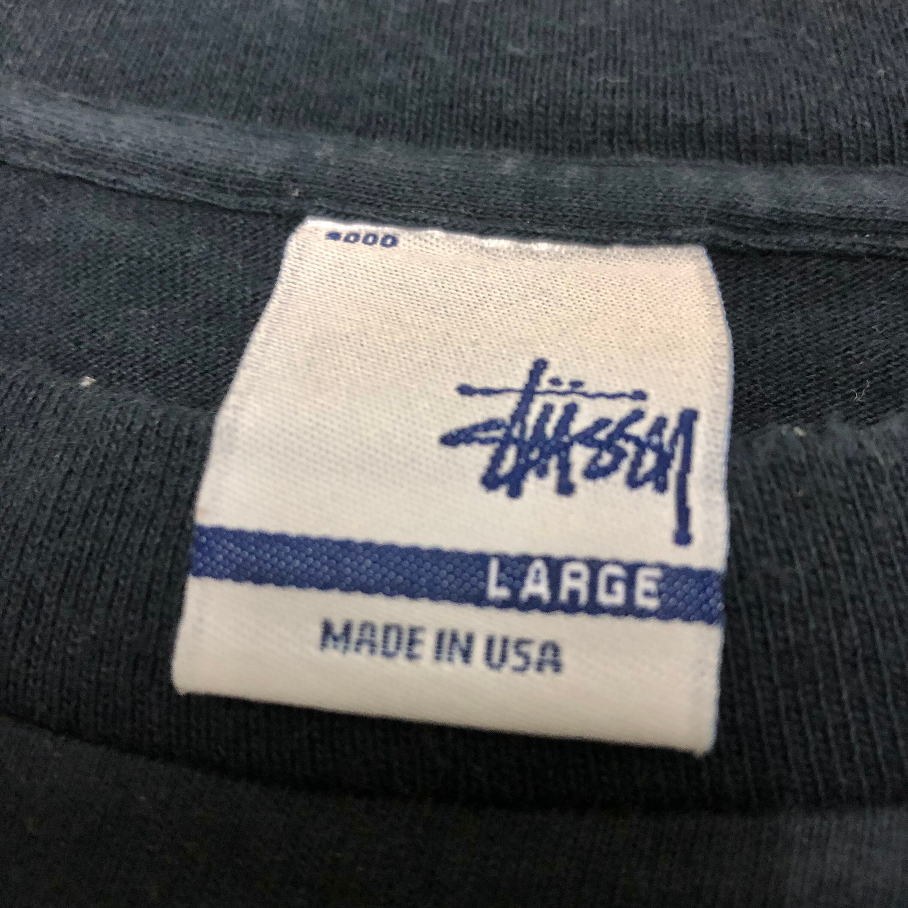00s OLD STUSSY×NEIGHBORHOOD/King joe Tee/USA製/銀タグ/L/裏コラボ