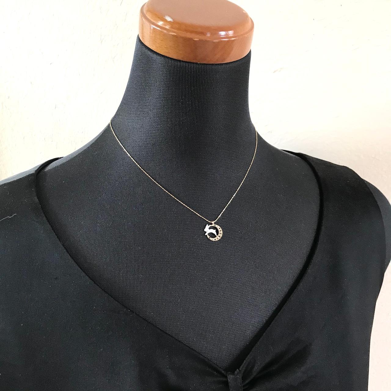 月とうさぎネックレス