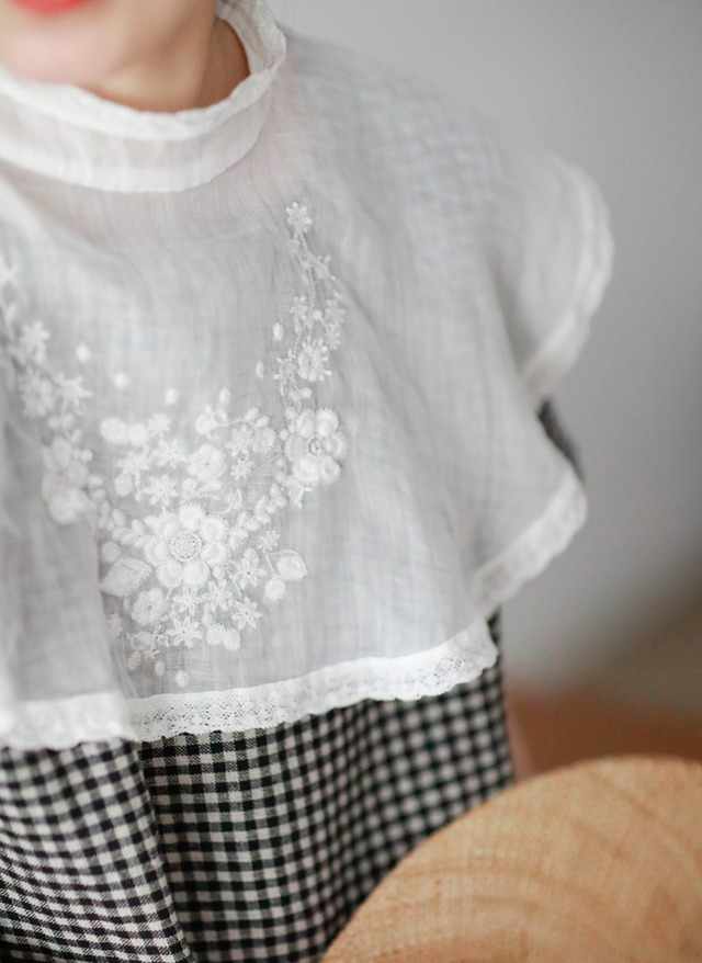embroidery cotton collar shirts