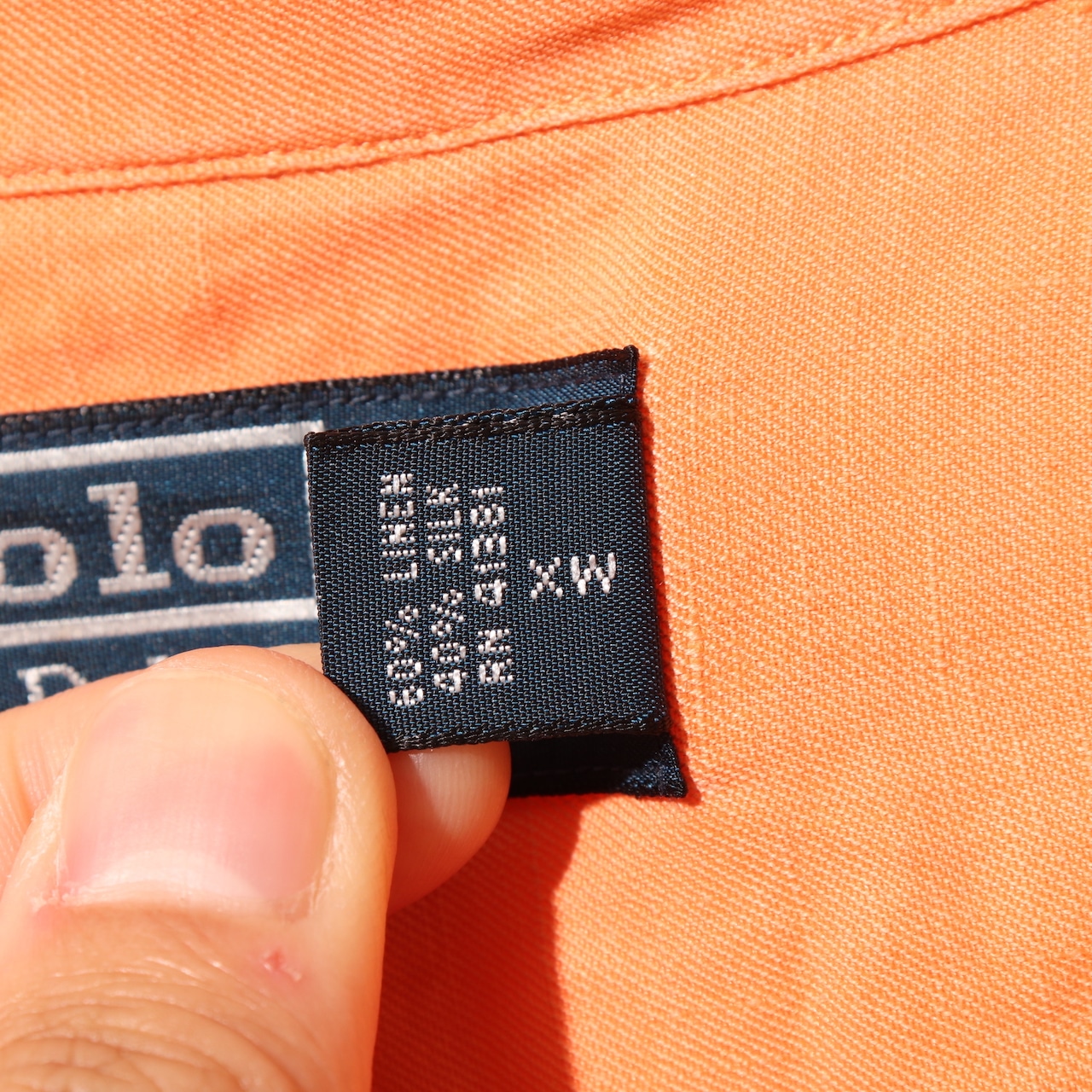 M サーモンオレンジ Caldwell Polo Ralph Lauren ポロラルフローレン 半袖開襟シャツ