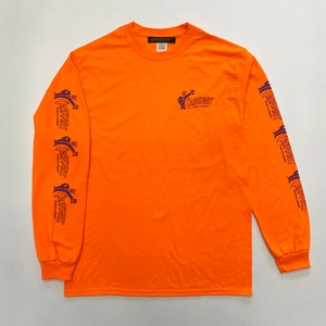 "Mr.ZIPPER" L/S T-Shirts(Safety Orange)