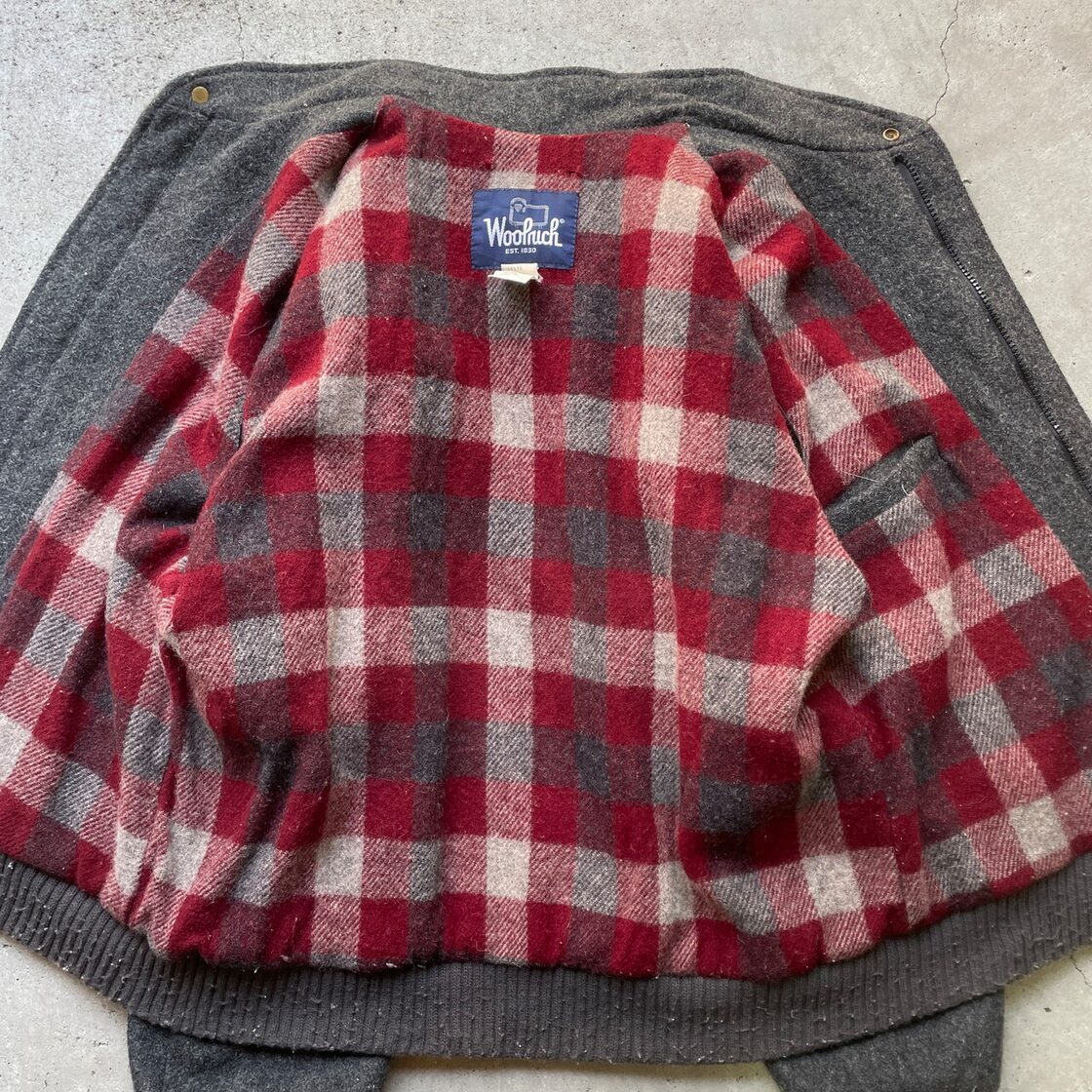 80年代 USA製 WOOLRICH ウールリッチ ウールジャケット ブルゾン 