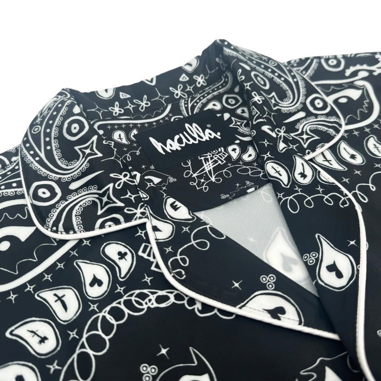 【Haculla】PAISLEY WOVEN SHIRT(BLACK) - 3
