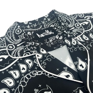【Haculla】PAISLEY WOVEN SHIRT(BLACK)