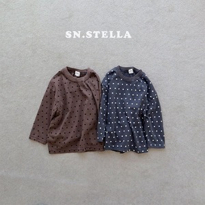 【ノベルティ&送料無料】Polka-dot T-shirt / sn.stella