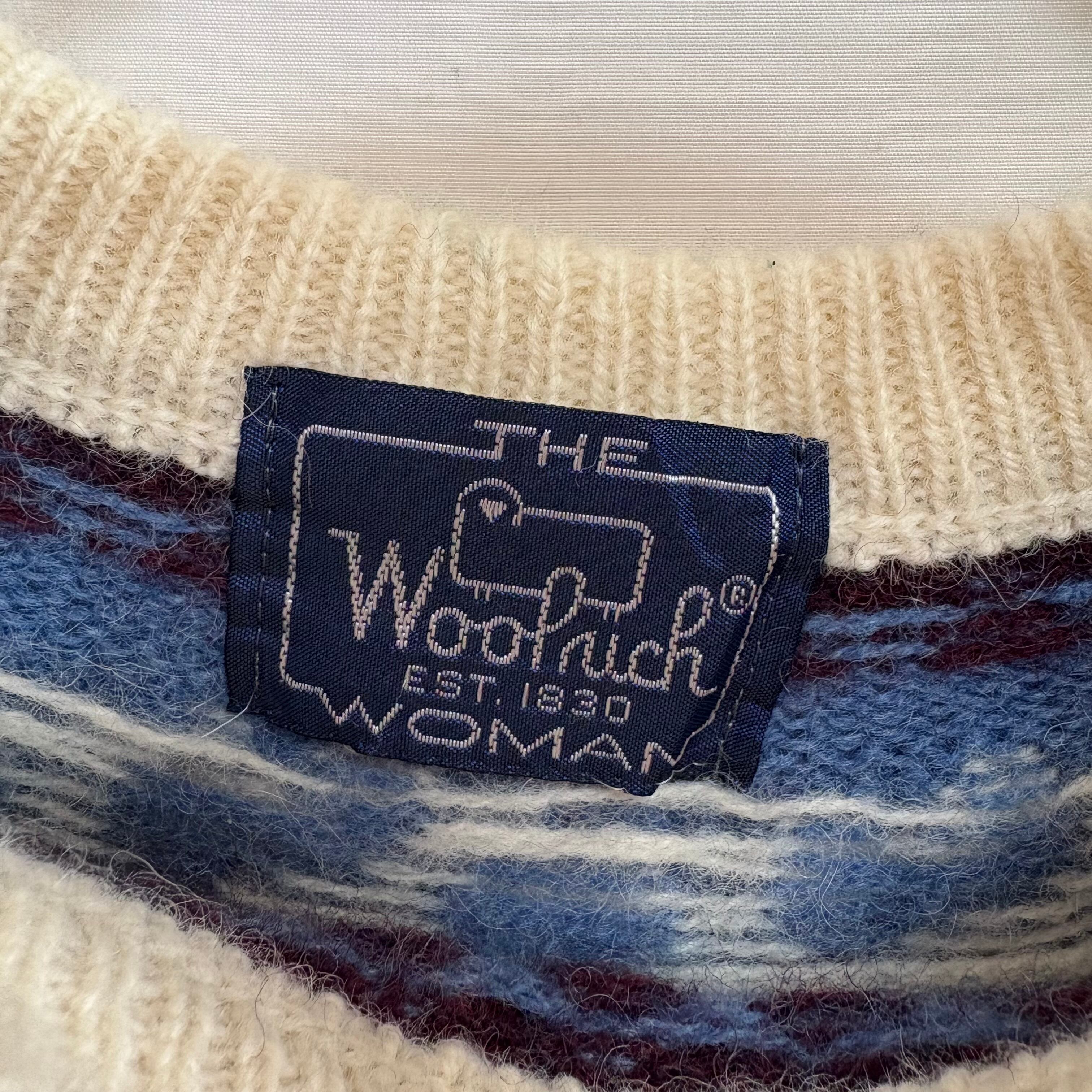 Woolrich Knit Sweater／古着 ウールリッチ セーター 羊 | GARDEN