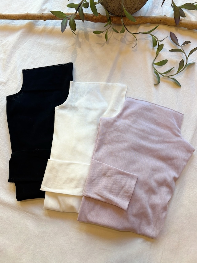 MICA&DEAL / チュールハイネックT-shirt