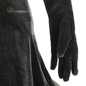 社交ダンス 衣装 ラテン ドレス ワンピース ヤナギダダンスウェア YANAGIDADANCEWEAR フリル ベロア アームカバー 手袋 おしゃれ 高級感 デモ 競技 ダンス パーティ 発表会 金 黒 ブラック系 ゴールド系 フリルデザイン 高級ドレス 可愛いドレス ダンスパフォーマンス ラテン衣装 衣装レンタル 競技用ドレス デモ用ドレス ショー用衣装