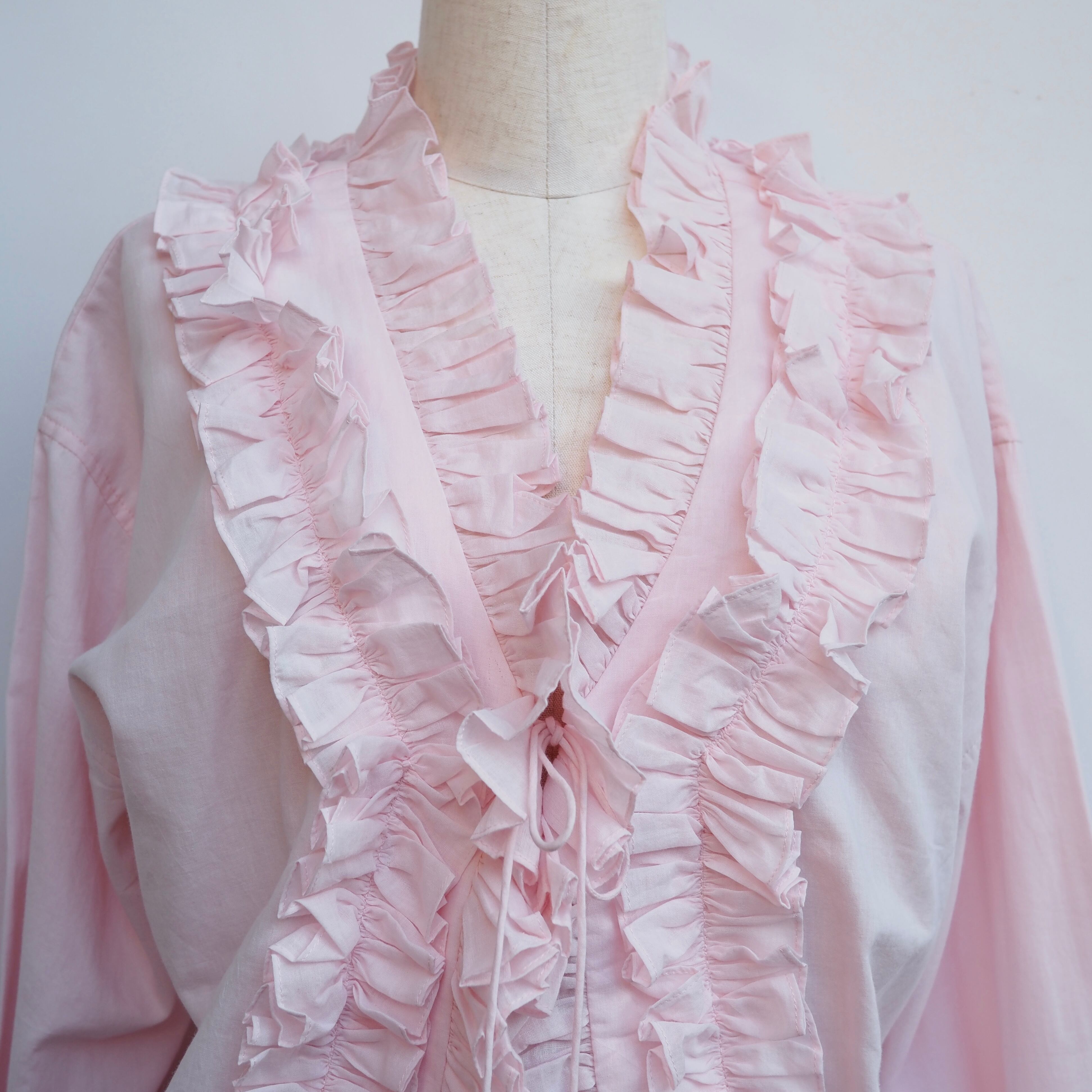 BUNON/Double Frill Cape/フリルケープ(black・ecru)