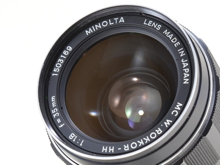 MINOLTA MC W.ROKKOR-HH 35mm F1.8 整備済 ミノルタ（21363