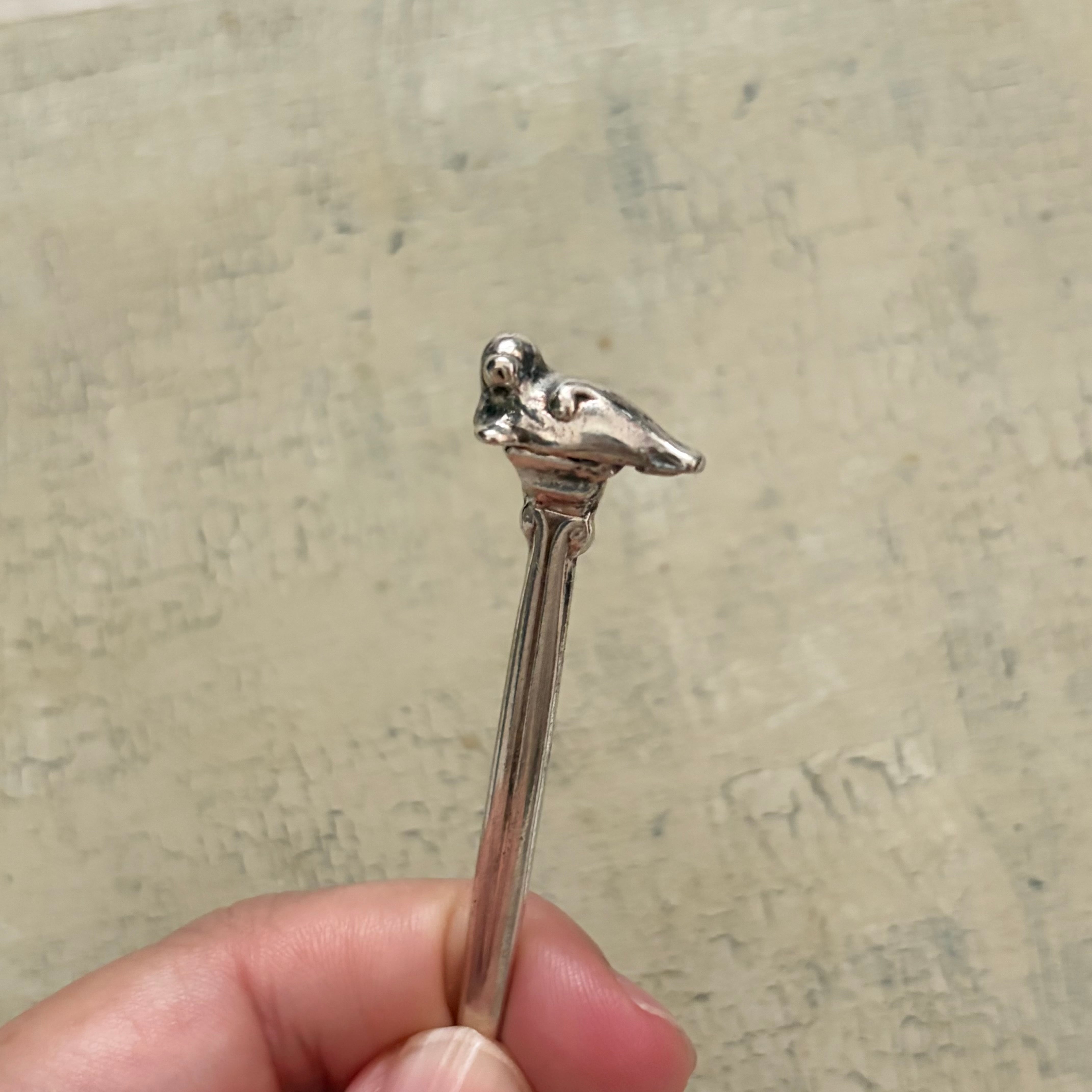 立体アザラシのティースプーン